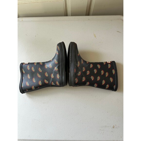 Hunter Kids Original First Classic Mini Rainbow Print Waterproof Rain Boots 10 - Picture 4 of 8